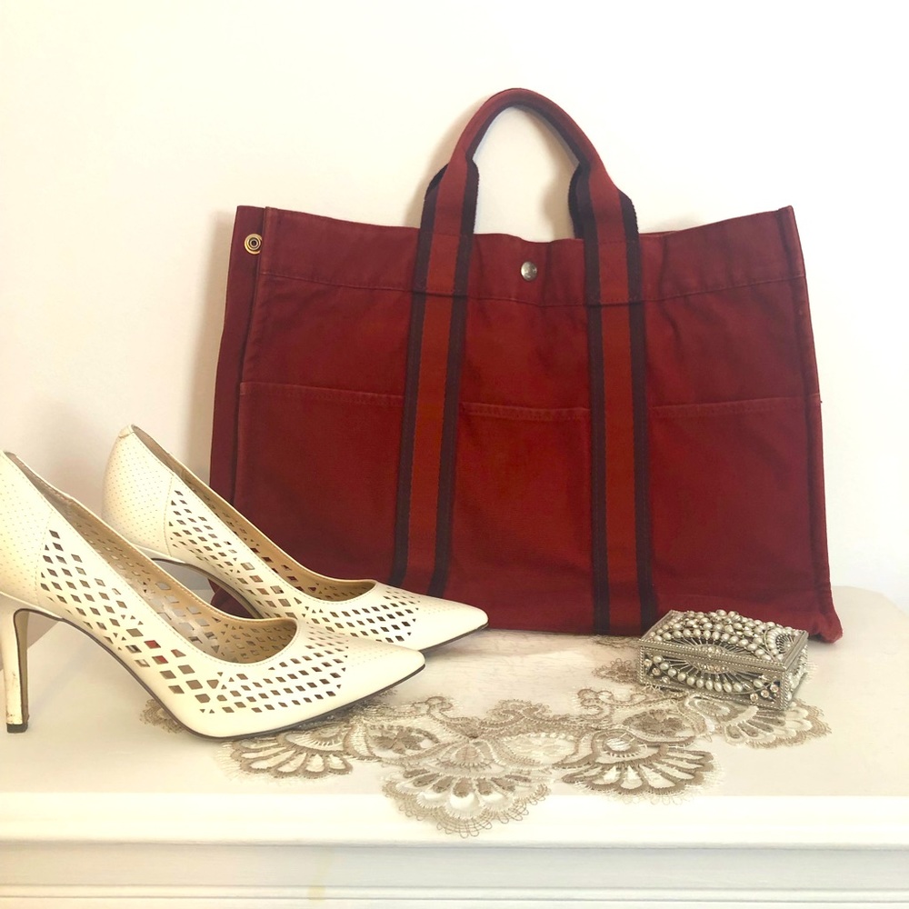 Authentic HERMES Herline MM Tote Bag